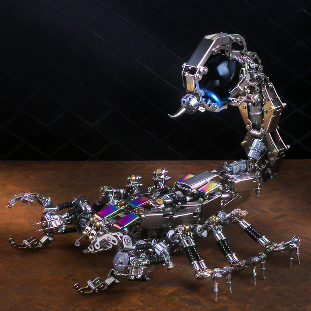 3D Metal Puzzle DIY Mechanical Scorpion Kit Assembly Metal Smasher Model Toy-1636PCS