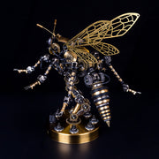 3D Puzzle DIY Model Kit Steampunk Wasp Metal Games Creative Gift - EngineDIY