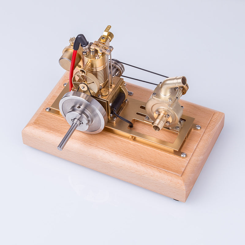 M16C 1.6cc Mini 4 Stroke Gasoline Engine Model Vertical Air-cooled Single-cylinder Internal Combustion Engine Model with Vane Pump - EngineDIY