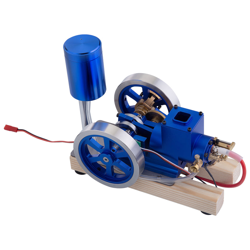 Hit and Miss Engine Full Metal IC Engine Model Water Cooled Gasoline Engine with Base Gift Collection - EngineDIY