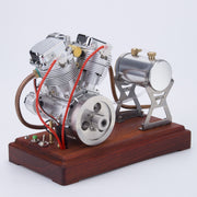 Wooden Base for CISON FG-9VT V-twin Engine - CISON Original - EngineDIY
