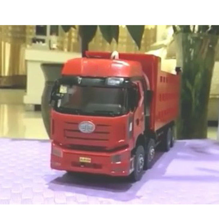 1/24 RC Truck 2.4G Full Scale RC Hydraulic Simulation 4 Front 8 Back Dump Truck Heavy Truck Model 2-speed Gearshift RTR