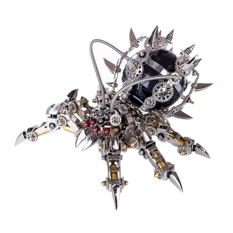 3D Puzzle DIY Model Kit Spider with Bluetooth Speaker Metal Games Creative Gift - EngineDIY