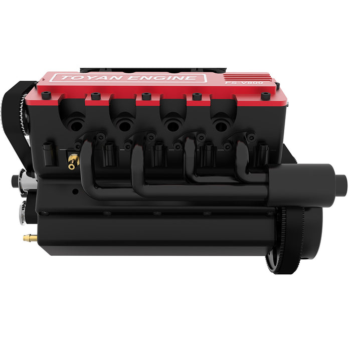TOYAN V8 Engine FS-V800 28cc Nitro Engine - Build Your Own V8 Engine - V8 Engine Model Kit That Works