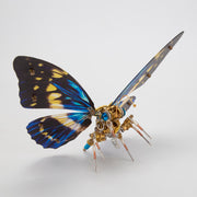 Steampunk 3D Butterfly Model Metal Puzzle DIY Assembly Kit for Kids, Teens and Adults (150PCS+) - Morpho Helena - EngineDIY