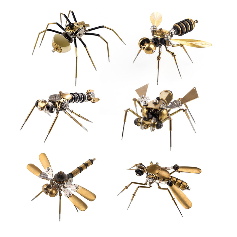 500+Pcs Steampunk Insect MINI Metal Creative Crafts - EngineDIY