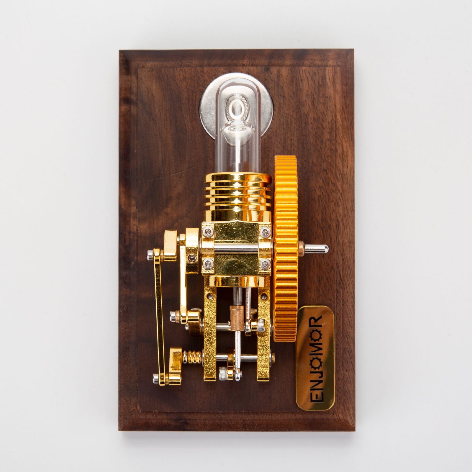 ENJOMOR Mini Beta Heißluft-Stirlingmotor-Modell, Modell eines Verbrennungsmotors, pädagogisches Spielzeug 