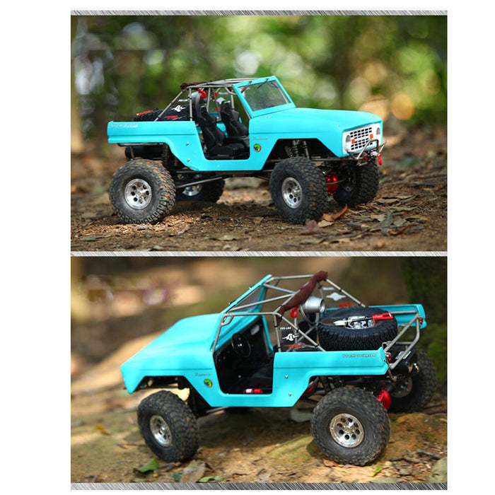 TFL Bronco C1508 1/10 4WD Full Metal RC Crawler Car - No Painting KIT Version - enginediy