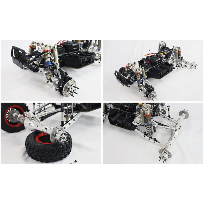FID RACING VOLTZ 1/5 4WD 100KM/H High-speed RC Electric Off-road Short Truck (Transparent/RTR Version)