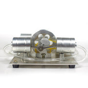 DIY Assembly Steam Engine Kit Model Science Experiment with Electric Generator - EngineDIY