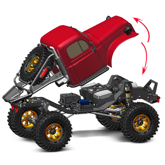 RGT EX86181 CRUSHER 1:10 RTR 4WD Electric All-terrain Climbing Car 2.4G RC Off-road Vehicle - enginediy