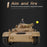 1/16 RC Tank 2.4G RC German Panzerkampfwagen IV Medium Tank Vehicle Model Toys&Gifts with Lights&Sounds (Professional Version/Khaki)