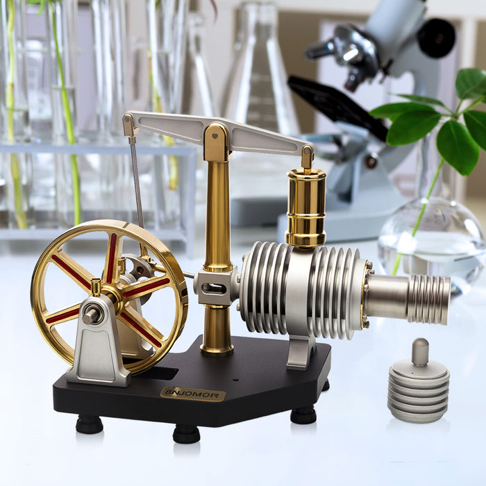 ENJOMOR Metal Stirling Engine Model - STEM Toy