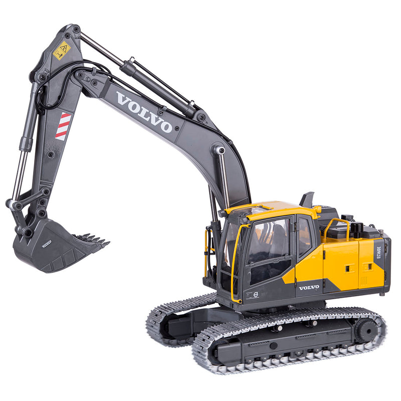 DOUBLE E 1:14 2.4G RC Excavator Metal Engineering Remote Control Construction Vehicle - Electric Cylinder Version RTR - EngineDIY