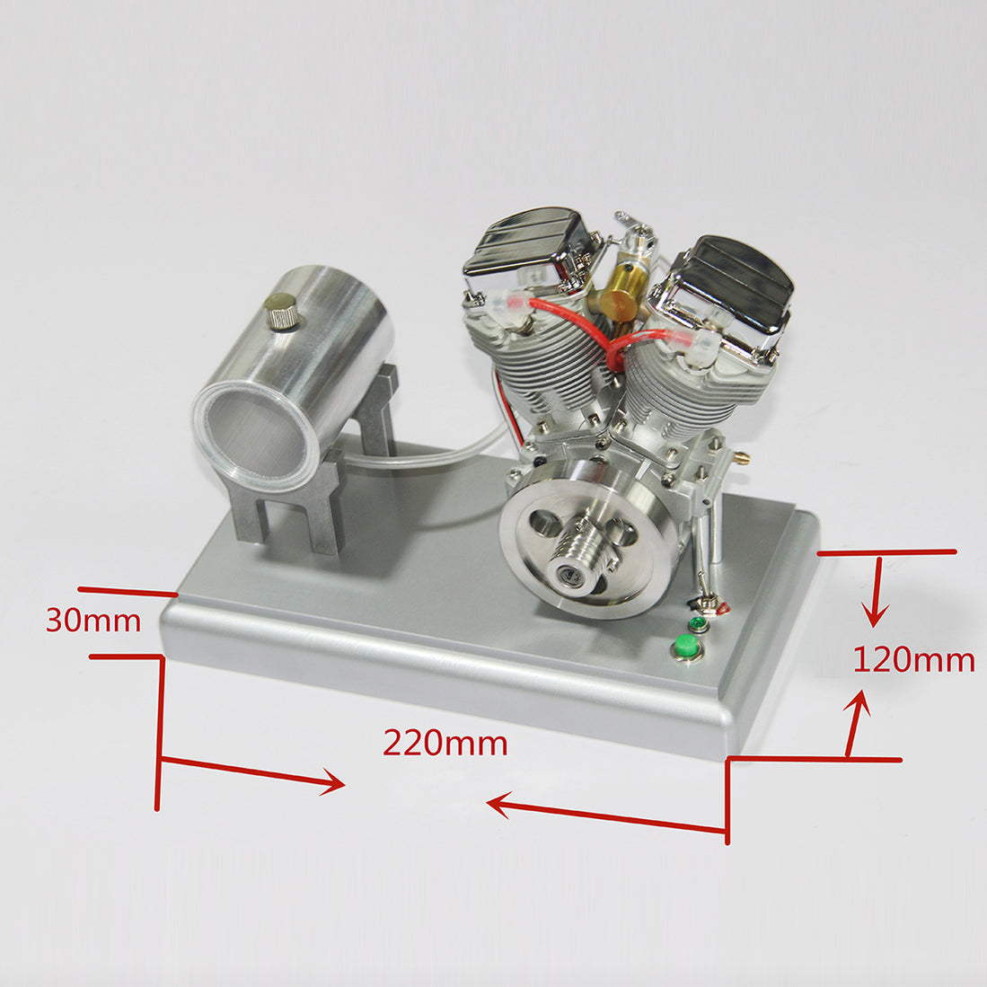 Metal Base for CISON FG-9VT V-twin Engine - CISON Original - EngineDIY