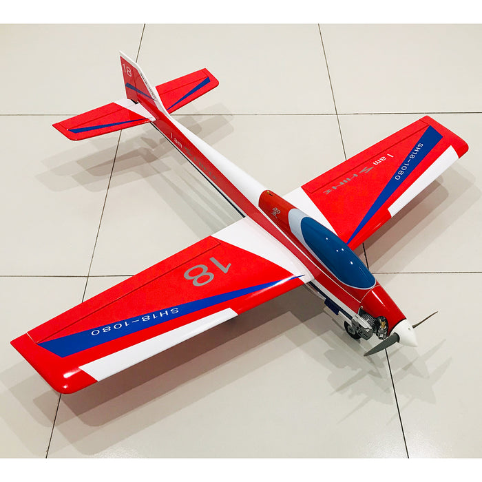 1080mm Wingspan RC Plane Gas Powered 3A Stunt Airplane Balsa Wood Airplane Model with Nitro Engine - ARF
