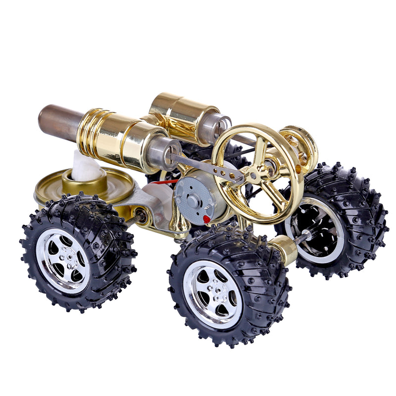 Hot Air Stirling Engine Car Engine Model Science Experiment Educational Toy - EngineDIY
