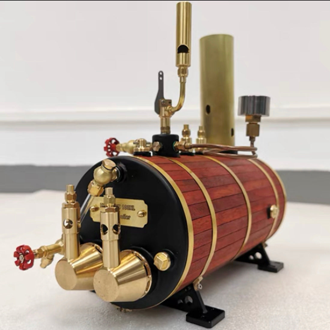 KACIO WS100XL 1000mL Horizontal Steam Boiler for Model Ship Steam Engine