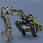 HUINA 4-in-1 1: 14 22CH 2.4G RC Excavator Remote Control Truck Electric Engineering Vehicle Model Unique Gift for Kids, Teens and Adults - enginediy