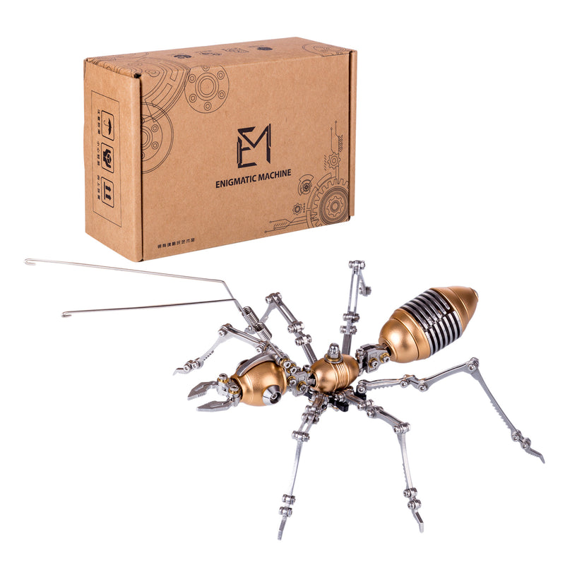 3D Metal Ant Model Kits, DIY Metal Puzzle, Assemble Model Jigsaw Kits-100 PCS - EngineDIY