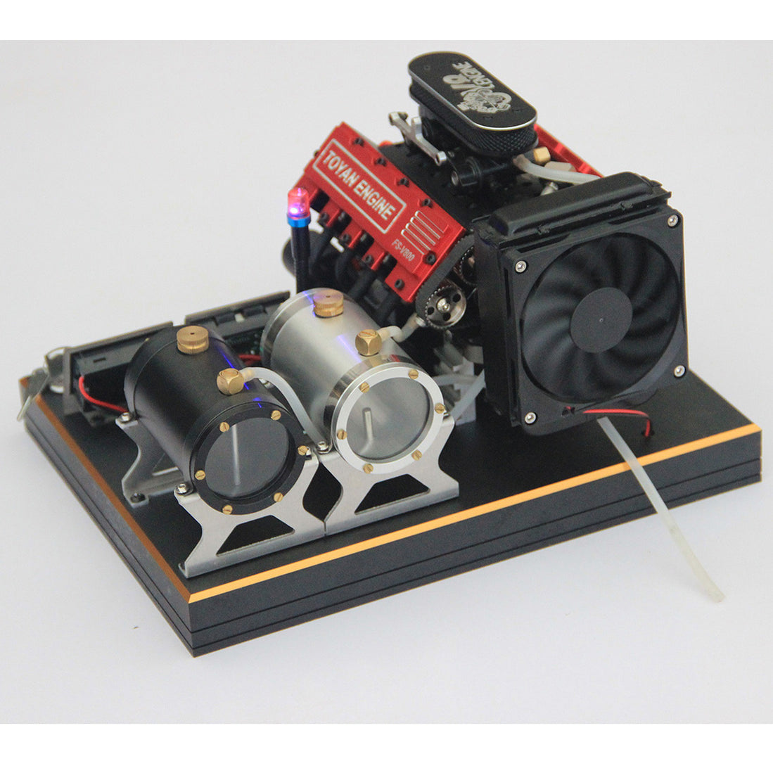 TOYAN V8 Engine With Starter Kit, Stand and Accessories - EngineDIY