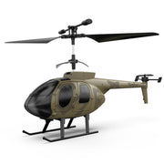 MD500 2.4G RC Airplane 4CH 6-axis Gyroscope Simulation Helicopter Model Toy (RTF Version/Green) - EngineDIY