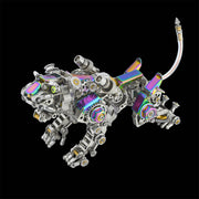 3D Metal Tiger Kit Assembly Smilodon Model Saber-toothed Tiger - 650PCS+ - EngineDIY
