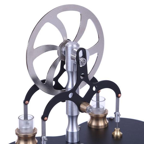 2 Cylinder Low Temperature Difference Stirling Engine Twin LTD Stirling Engine Toy Gift - enginediy
