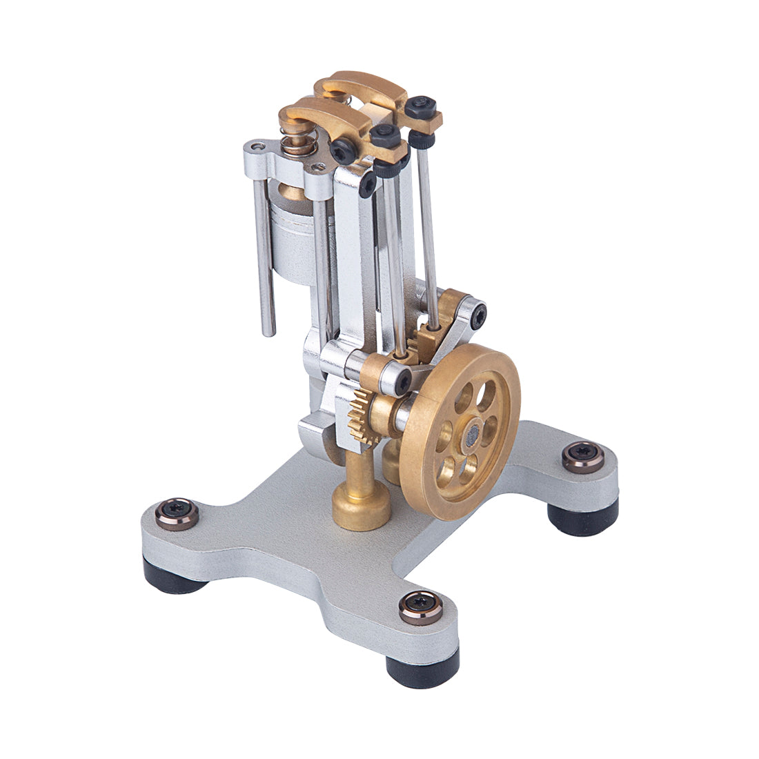 4 Engine Mini Rod Mini Metal Mechanical 4-stroke Internal Combustion Engine Model Toy fo ...