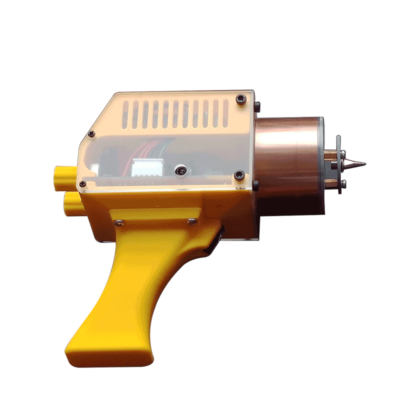 Handheld Tesla Coil with 10cm Long Arc Artificial Lightning Generator Educational Science Experiment - US Plug - EngineDIY