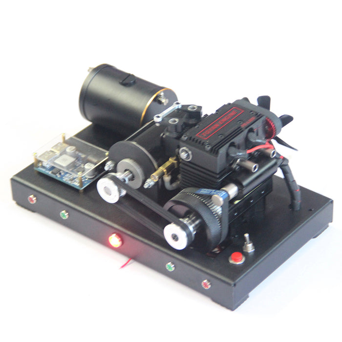 TOYAN FS-L200 Inline Two-cylinder 4-stroke Nitro Engine 12V Micro Illuminated Generator Model