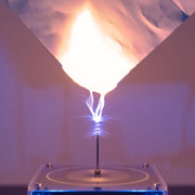 Bluetooth Musical Tesla Coil Plasma Speaker with Long Arc and Bluetooth Music Dual Mode Vinyl Record Shaped - enginediy