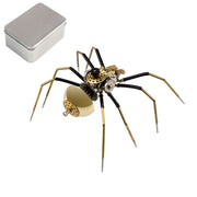 80Pcs Steampunk Insect Metal Model Kits Mechanical Crafts for Home Decor - Spider - EngineDIY