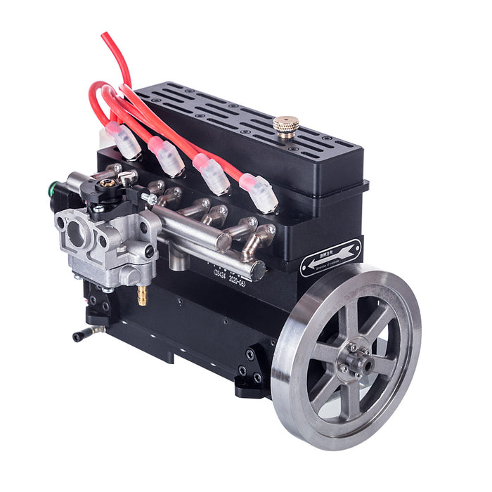 32cc Inline Four Cylinder Water Cooled Gasoline Engine for 1: 5 RC Model Car / Ship/ Airplane - enginediy