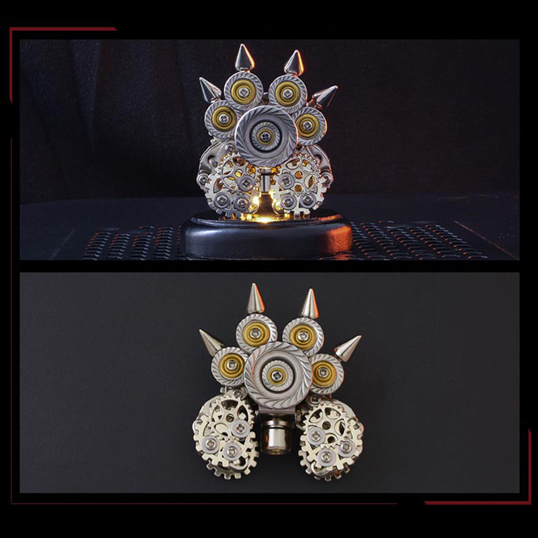 Kit d'assemblage de pattes de tigre en métal 3D, 100 pièces et plus