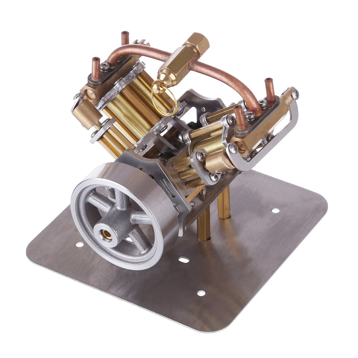 Mini V4 Steam Engine Miniature Steam Engine Model without Boiler ...