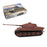 1/35 Tiger II Henschel Turret Heavy Tank Model Military Vehicle Assembly Toy Set (Static Version/Grey)