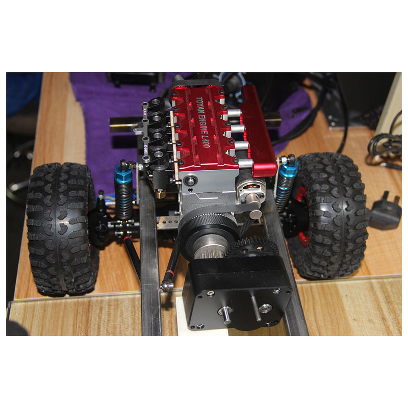 Metal Gearbox with Reverse Neutral Forward Gear for TOYAN Engine Modified Gasoline Powered Model Car - EngineDIY