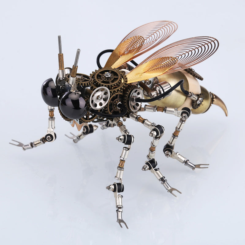 627PCS Metal Steampunk Kit Toy Mechanical Wasp - EngineDIY