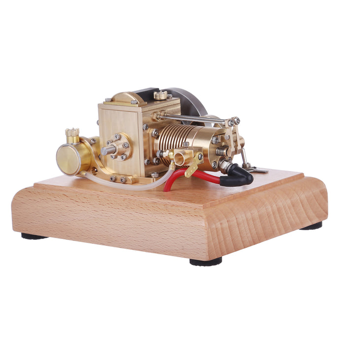 M16B 1.6cc Mini 4 Stroke Gasoline Engine Model Horizontal Air-cooled Single-cylinder Internal Combustion Engine with Wooden Base