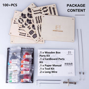 3D Metal Ant Model Kits, DIY Metal Puzzle, Assemble Model Jigsaw Kits-100 PCS - EngineDIY