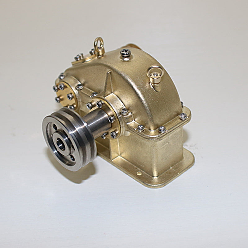 Mini Brass Gear Reducer for Steam Engine Internal Combustion Engine Model - EngineDIY