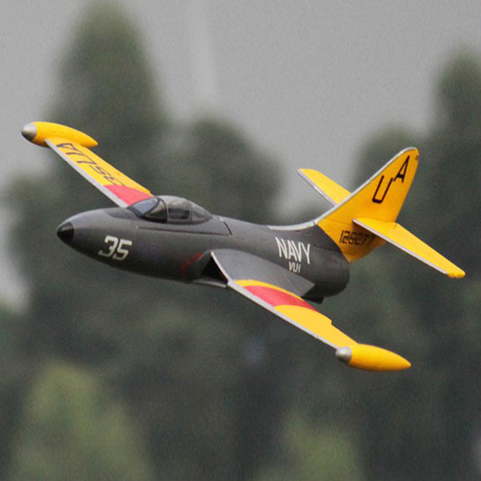 Freewing F9F RC Plane 64mm EDF Jet 3CH Hand Throwing Airplane Mode - PNP Version