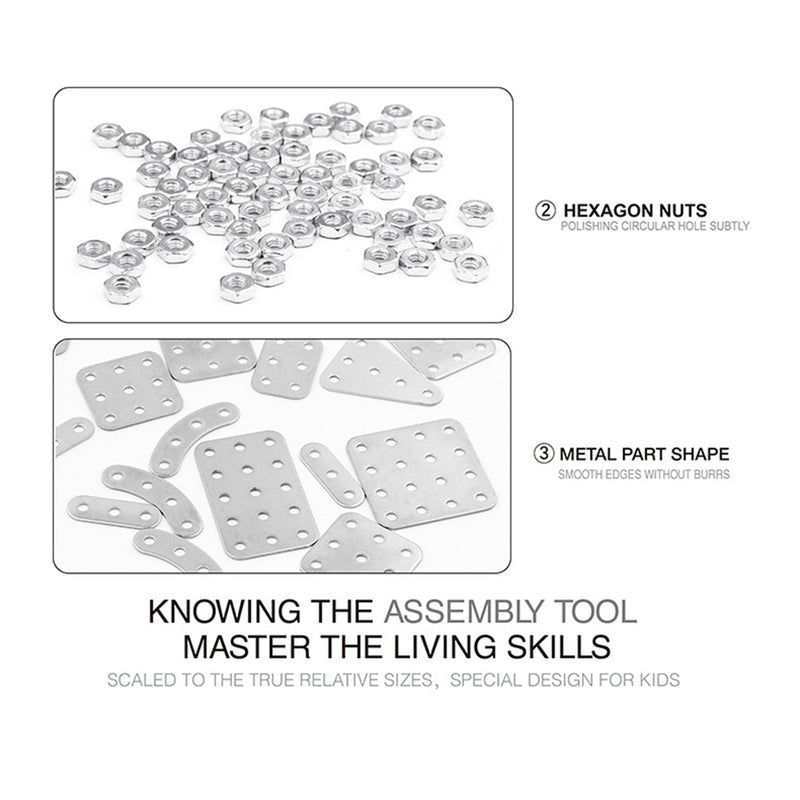 DIY Metal Assembly Model 2.4G 12CH Simulation Engineering Construction Vehicle Toy 2544Pcs