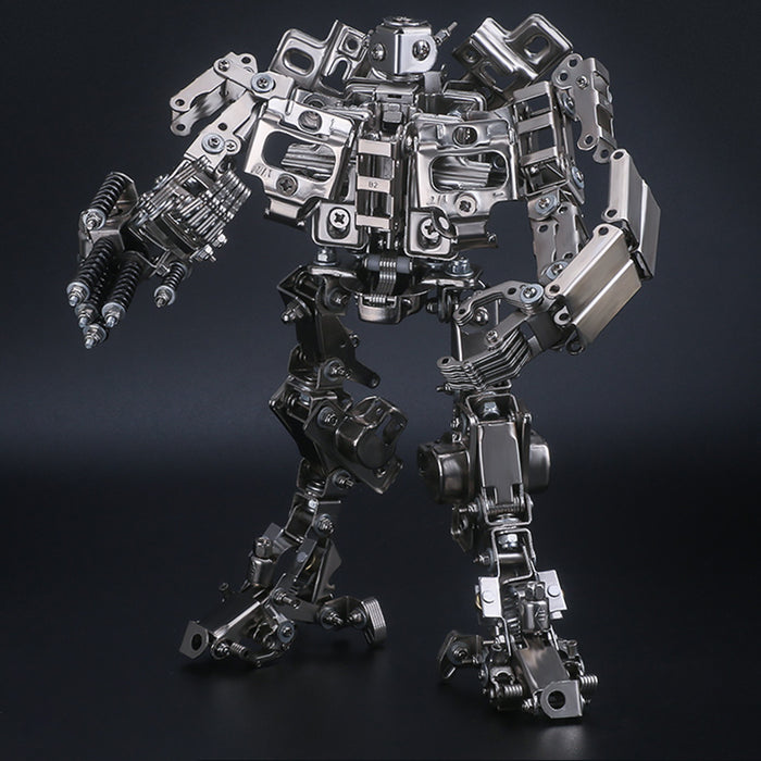  Bee Robot Assembly Metal Big Fighting Mecha Soldier Puzzle Model Kit 3D Sculpture