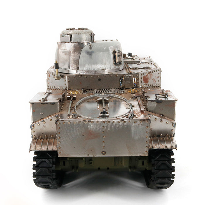 1:16 2.4G RC Tank Hand Made Simulation Metal American M3 Light Tank Model Toy