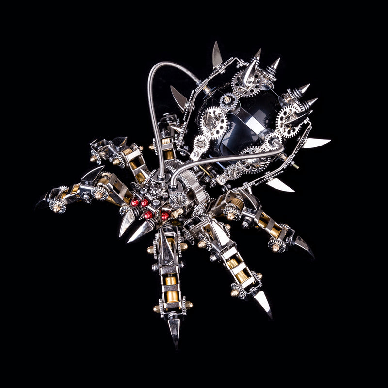 3D Puzzle DIY Model Kit Spider with Bluetooth Speaker Metal Games Creative Gift - EngineDIY