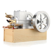 M93 Horizontal Water-cooled Miniature Gasoline Engine Upgraded Hit & Miss Combustion Engine Speed Adjustable - EngineDIY