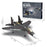 SU35 2.4G RC Airplane 4CH Fighter Airplane Plane Boys' Electric Aircraft Toy Gift (RTF Version)