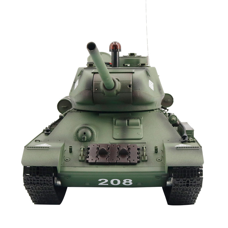 1/16 RC-Panzer, sowjetischer T-34-Mittelpanzer, 2,4-G-Fernsteuerungsmodell, Militärpanzer mit Sound- und Raucheffekt – Verbesserte Ausgabe